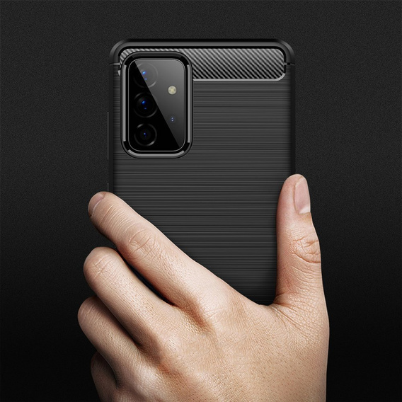 Obal na mobil pre Samsung Galaxy A53 5G, Carbon, čierne
