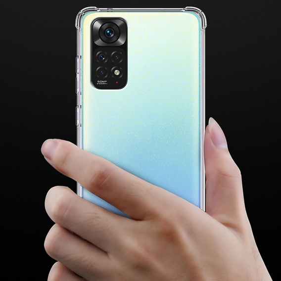 Obal na mobil pre Xiaomi Redmi Note 11 / 11S, Dropproof, priehľadné