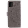 Klapkové puzdro pre Oppo Reno6 5G, Mandala, sivé