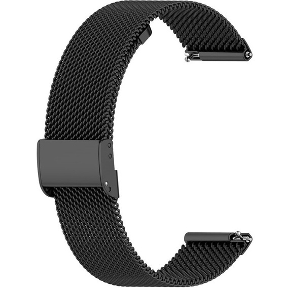 Bransoleta Milanese 18mm do Garmin Vivoactive 4S / Venu 2S, Black