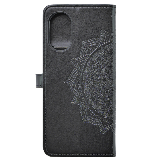 Klapkové puzdro pre Oppo A38 4G / Oppo A18 4G, Mandala, čierne
