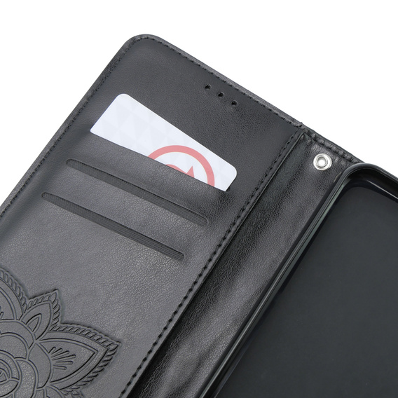 Klapkové puzdro pre Oppo A79 5G, Butterfly, čierne