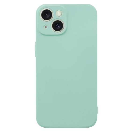 Obal na mobil pre iPhone 15, Silicone Lite, modré