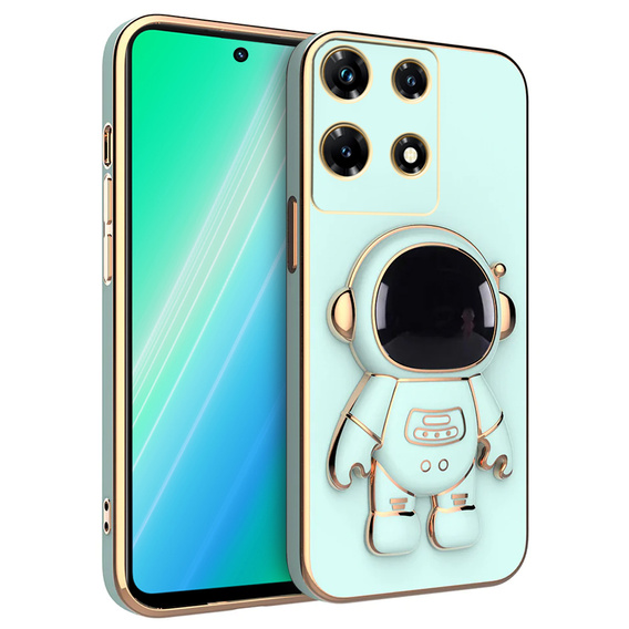Obal na mobil pre Infinix Note 30 Pro, Astronaut, zelený