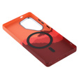 Puzdro pre Samsung Galaxy S25 Ultra, Carbon Fiber MagSafe, oranžové