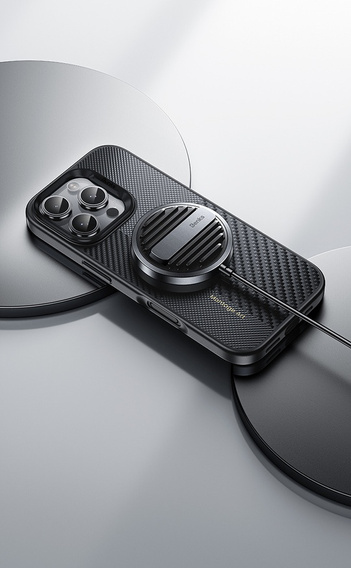 Puzdro Benks Montage Magnetic Armor Pro Kevlar (600D/1500D) pre iPhone 16 Pro
