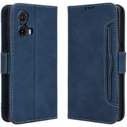 Klapkové puzdro pre Motorola Moto G85, Card Slot, tmavomodré