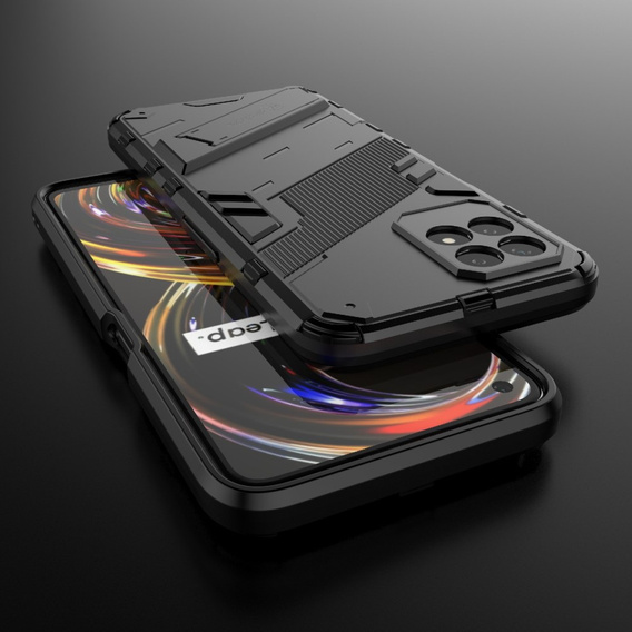 Puzdro pre Realme 8i, Military kickstand, modré