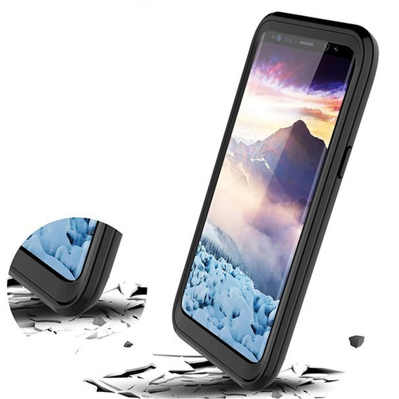 Puzdro pre Samsung Galaxy S9, Shockproof, s fóliou, modré