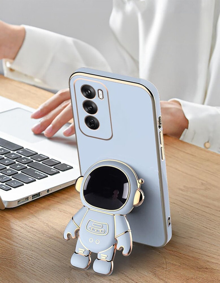 Obal na mobil pre Oppo Reno 12, Astronaut, modré