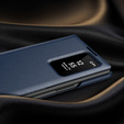 Flipové puzdro pre Samsung Z Fold5 5G, Smart View Wallet, tmavomodré