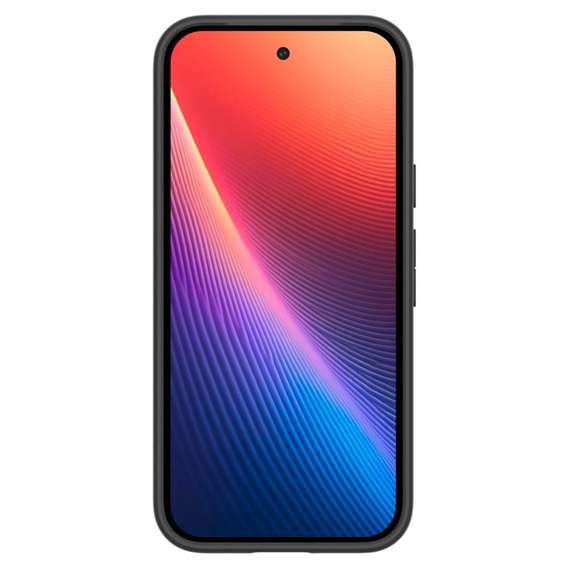 Puzdro Spigen pre Google Pixel 9A, Thin Fit Mag, čierne + tvrdené sklo 9H