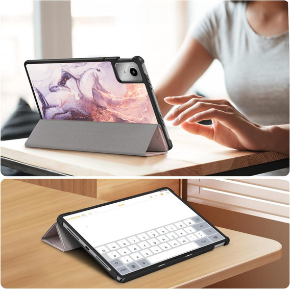 Puzdro pre Lenovo Tab M11, Smartcase, Marble 3#