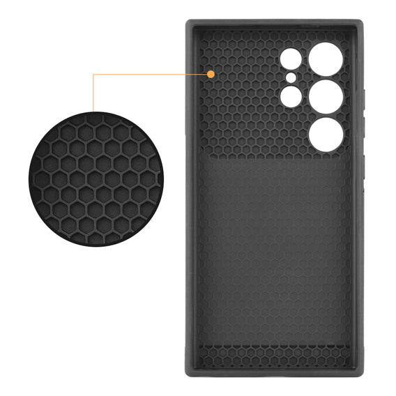 Obal na mobil pre Samsung Galaxy S24 Ultra, ERBORD MagProtect Slide Camera, zlaté