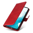 Klapkové puzdro pre Samsung Galaxy A54 5G, Leather Wallet, červené
