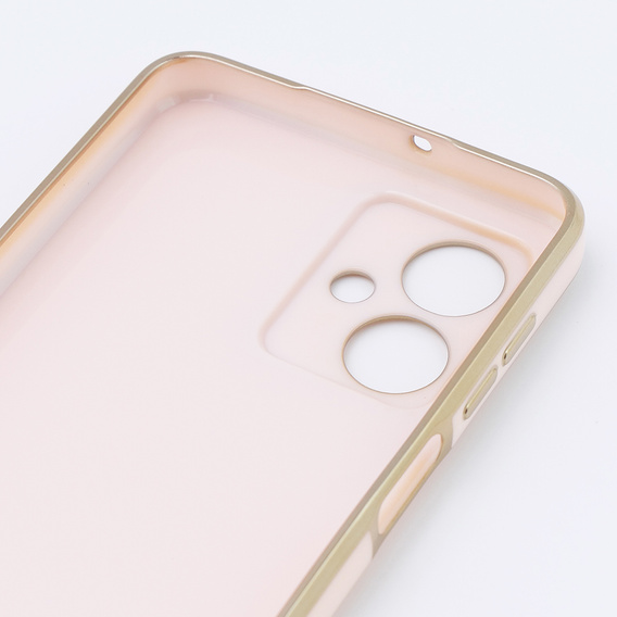 Puzdro pre Motorola Moto G54 5G, Glamour CamShield, ružové rose gold
