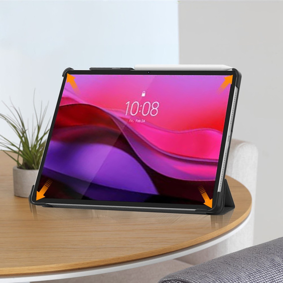 Puzdro pre Lenovo Yoga Tab Plus, Smartcase, čierne