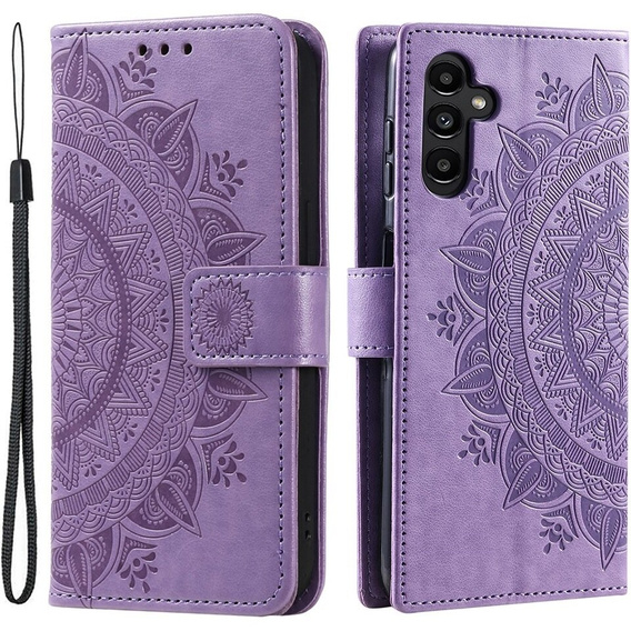 Klapkové puzdro pre Samsung Galaxy A05s 4G, Mandala, modrý
