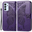 Klapkové puzdro pre Samsung Galaxy M23 5G / M13, Butterfly, fialové