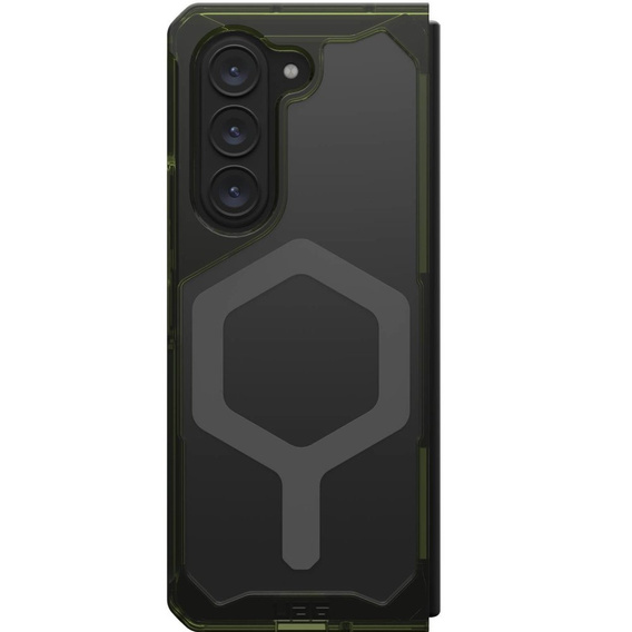 Urban Armor Gear Obal na mobil pre Galaxy Z Fold 5 5G, Plyo MagSafe, transparentné / zelené