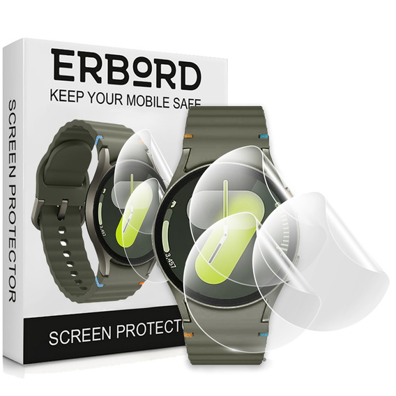 3x ERBORD Hydrogélová fólia pre Xiaomi Redmi Smart Band 2