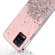 Obal na mobil pre Realme 8 / 8 Pro, Glittery, ružové