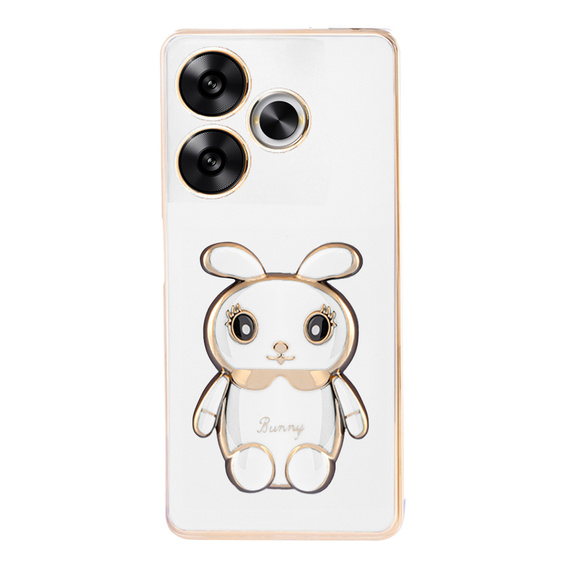 Puzdro pre Xiaomi Redmi 13, Rabbit, biele