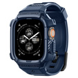 Pasek z etui Spigen do Apple Watch Ultra 49mm, Rugged Armor Pro, Czarny