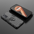Obal na mobil pre Realme 9i / Oppo A96, Kickstand Ring, čierne