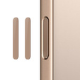 2x NORTHJO Sklo na ovládacie tlačidlo fotoaparátu pre iPhone 16 / 16 Plus / 16 Pro / 16 Pro Max, zlaté