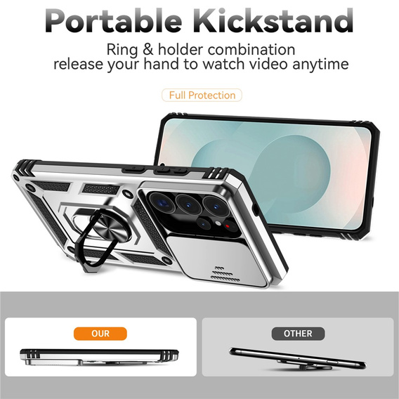 Puzdro s podstavcom a krytom objektívu pre Samsung Galaxy S26 Ultra