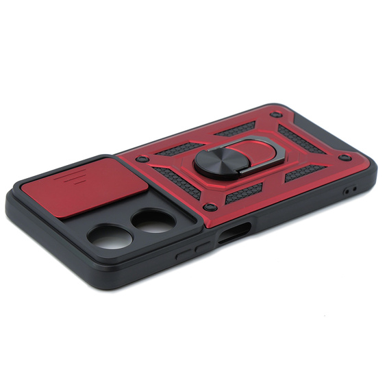 Obal na mobil pre Oppo A38 4G / Oppo A18 4G, CamShield Slide, červené