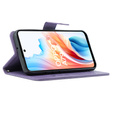 Klapkové puzdro pre Oppo A79 5G, Butterfly, fialové
