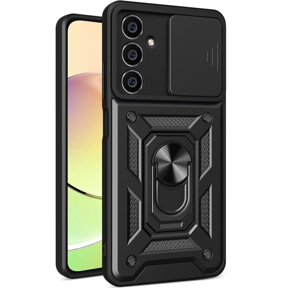 Obal na mobil pre Samsung Galaxy A05s, CamShield Slide, čierne