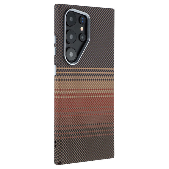Puzdro pre Samsung Galaxy S25 Ultra, Carbon Fiber MagSafe, zlaté