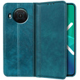 Obal na mobil pre Nokia X10 / X20, Wallet Litchi Leather, zelený