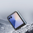 Puzdro Dux Ducis pre Samsung Galaxy Z Flip7 5G, Bril, čierne