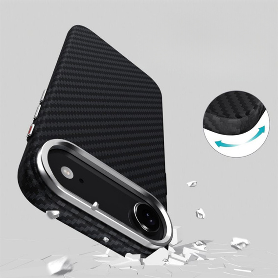 BENKS Kevlar Armor PRO Carbon Fiber 600D A068 puzdro MagSafe pre iPhone Air