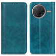 Flipové puzdro pre Xiaomi Poco F7 Pro / F7 Ultra, Split Leather, zelený