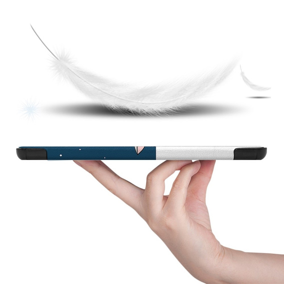 Puzdro pre Samsung Galaxy Tab S9 Plus, Smartcase, sleeping cat