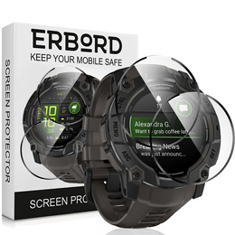 2x hybridné sklo ERBORD pre Garmin Instinct 3 50mm