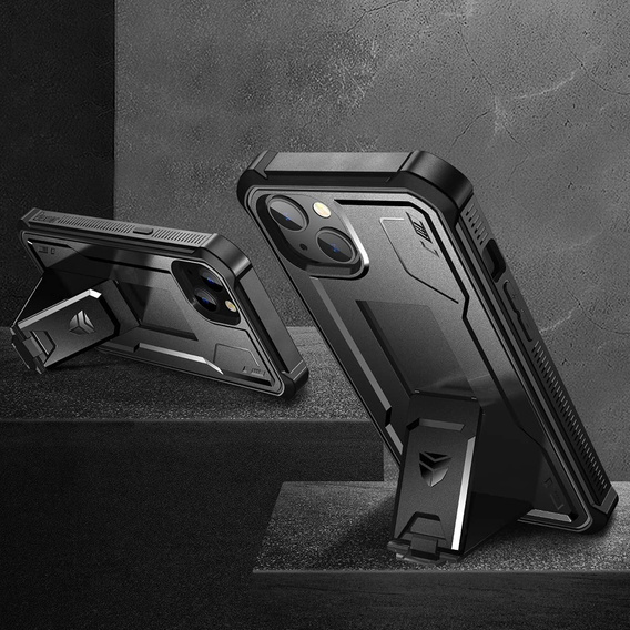 Obrnené puzdro pre iPhone 13 mini, Dexnor Full Body, čierne