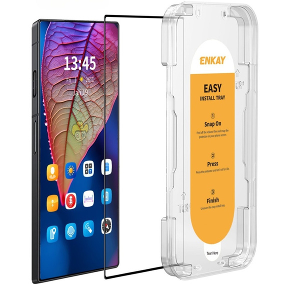 ENKAY Tvrdené sklo pre ZTE nubia Red Magic 9 Pro 5G / 9 Pro+ 5G, čierne