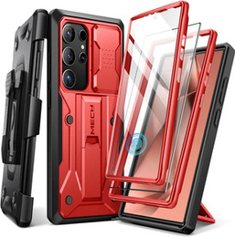 Puzdro pre Samsung Galaxy S24 Ultra, Tongate MECH Series Clip, červené