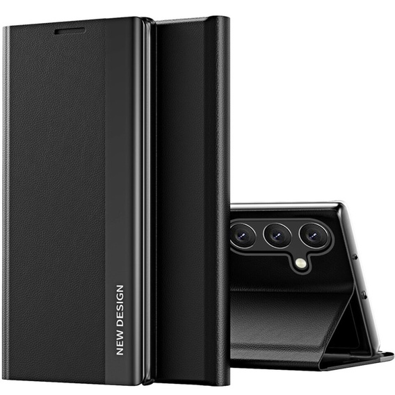 Klapkové puzdro pre Samsung Galaxy M34, Side Magnetic, čierne