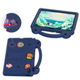 Detské puzdro pre Lenovo Tab TB311FU, Cute Patterns, so stojanom, tmavomodré