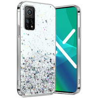 Obal na mobil pre Xiaomi Mi 10T 5G / Mi 10T Pro 5G, Glittery, priehľadné