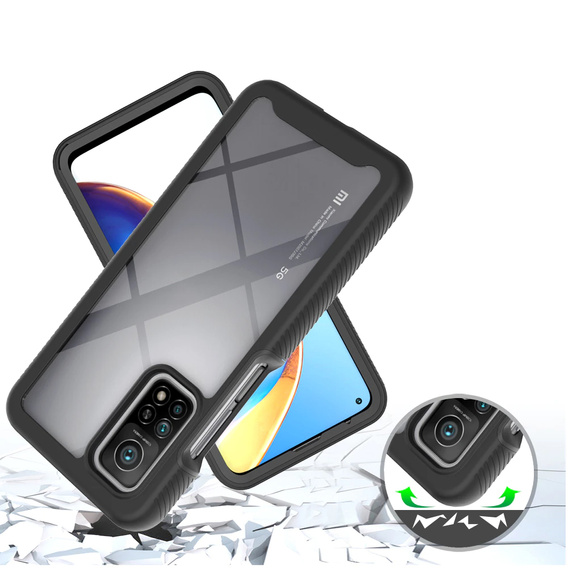 Puzdro pre Xiaomi Mi 10T / 10T Pro, Shockproof, s fóliou, modré