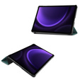 Puzdro pre Samsung Galaxy Tab S9 FE, trojskladové, zelené