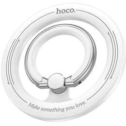 Magnetický držiak HOCO GH1 na prst s funkciou podstavca – biely